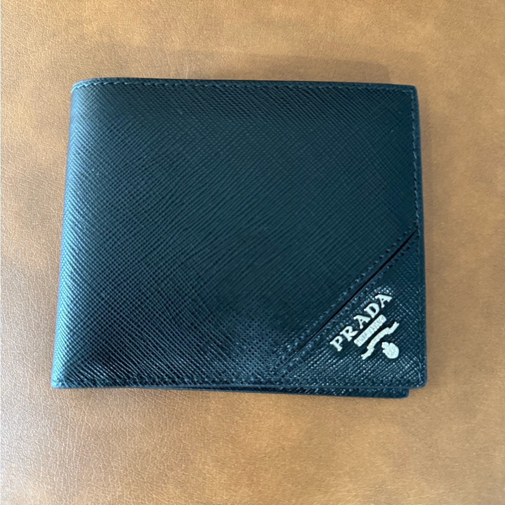 Prada Black Leather Wallet